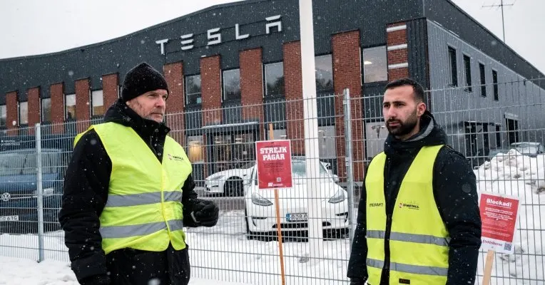 İsveç'te Tesla'ya karşı üç yıllık grev işçiler aleyhine sonuçlandı
