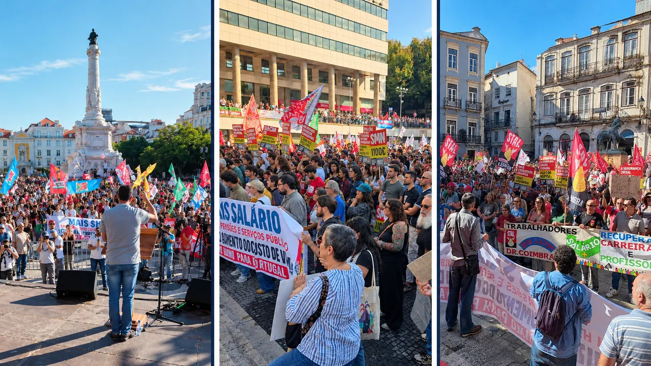 Portekiz'de CGTP-IN çağrısıyla üç kentte hayat pahalılığı protestosu