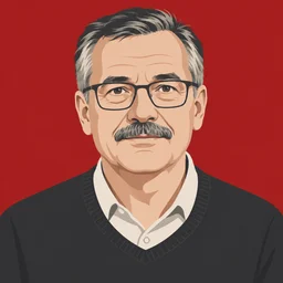 Mustafa Y. portresi (yapay zekâ çizimi)