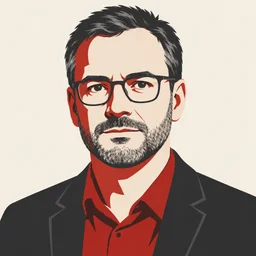 Alparslan T. portresi (yapay zekâ çizimi)